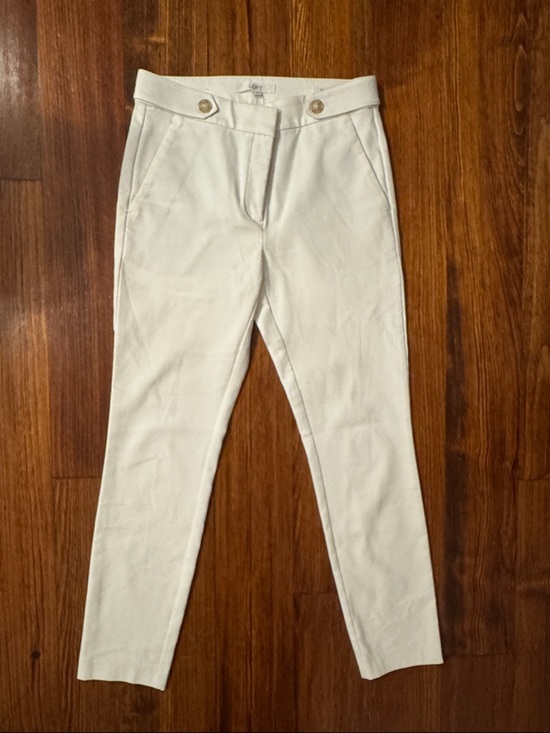 LOFT Pants - LOFT White Ankle Crop Pants
